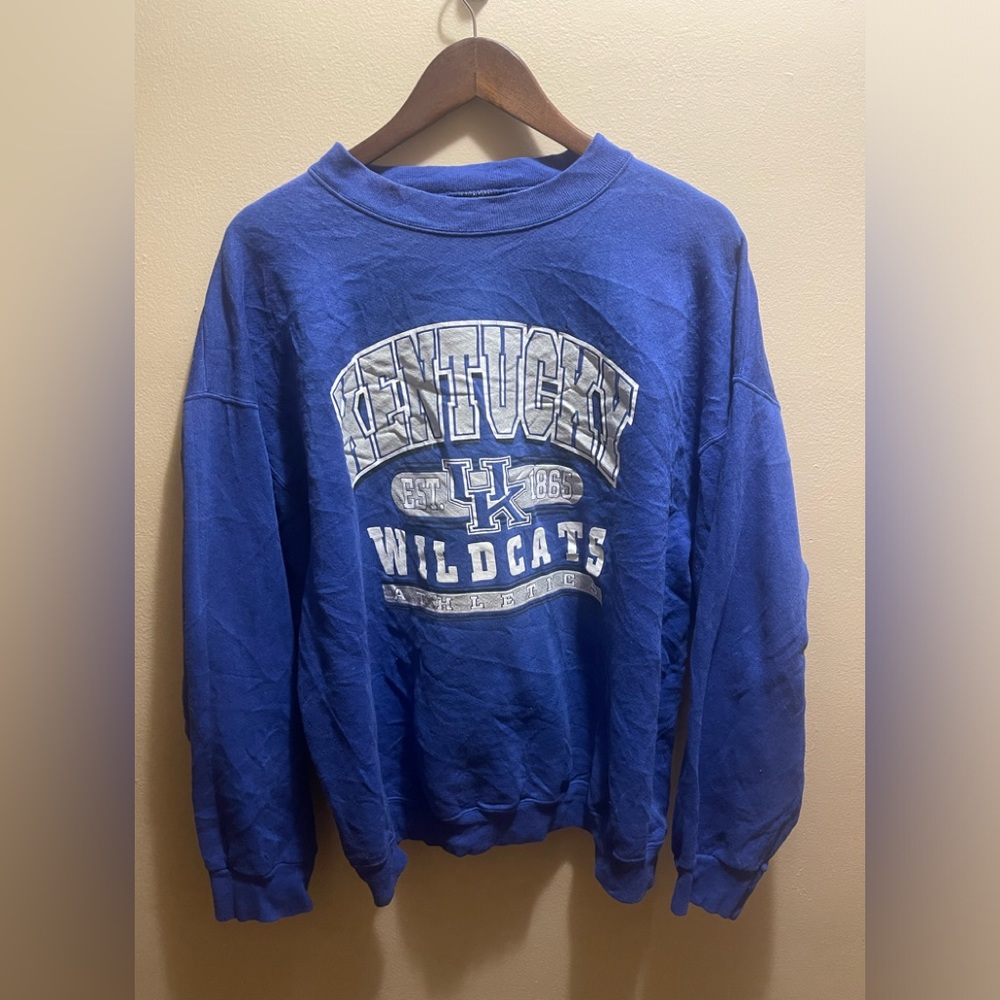 Franklin Kentucky Wildcats Athletics Crewneck..XL.24x26
Flaws shown